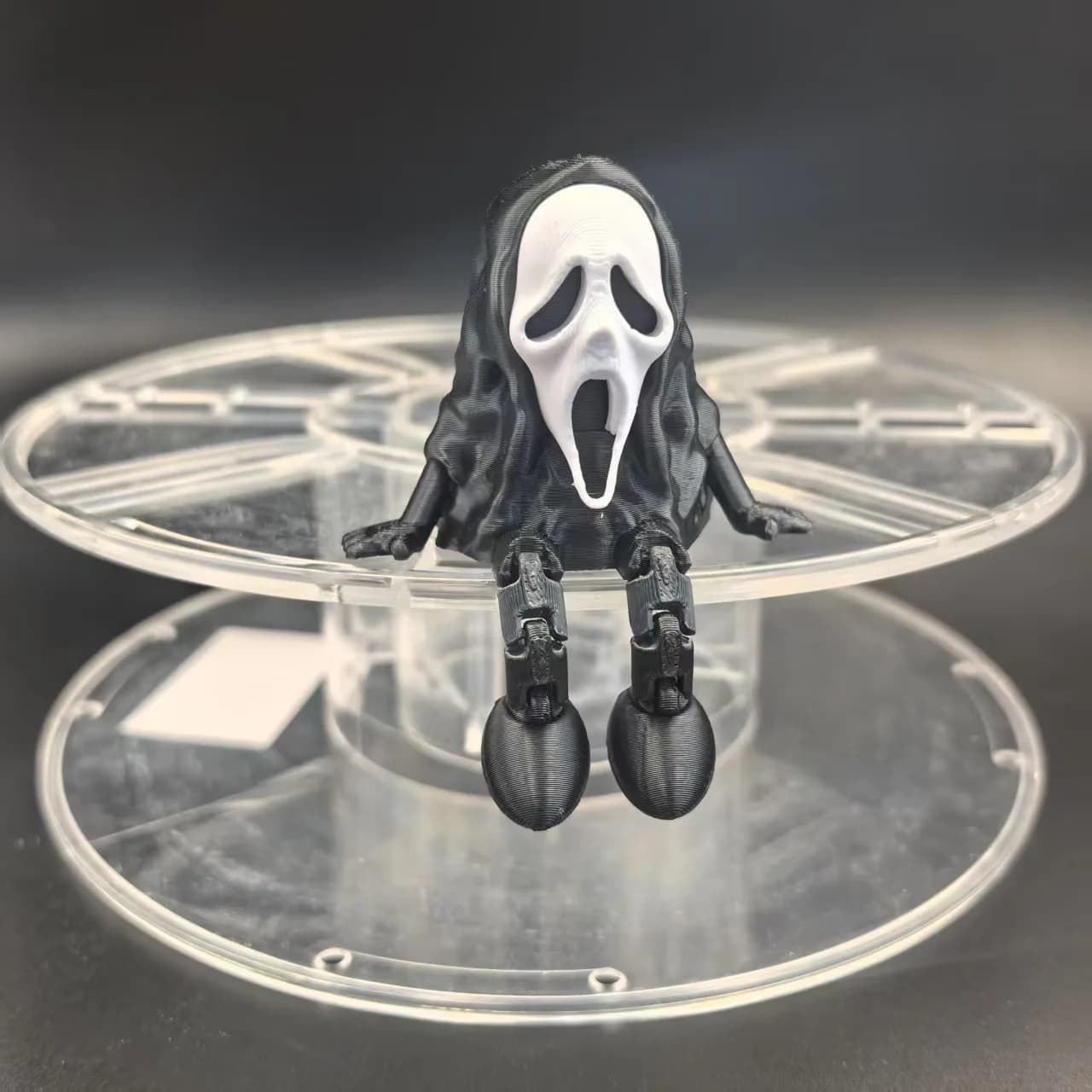 Halloween Stampa 3D Fantasma Fidget Toys Figure Multi-giunto mobile per accessori per la casa Scherzo per bambini Regalo Decorazione del soggiorno