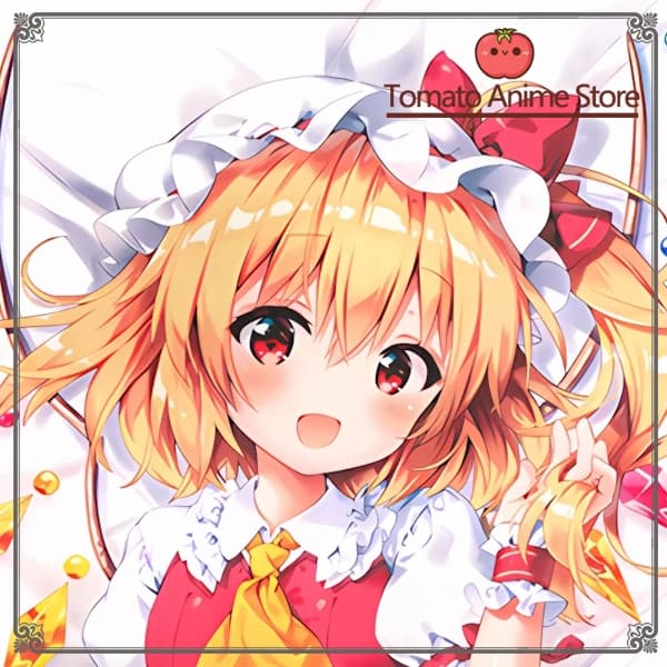 Progetto Touhou ‌ Flandre Scarlet Dakimakura Hing Federa per cuscino Cosplay Otaku giapponese Fodera per cuscino Regali di Natale