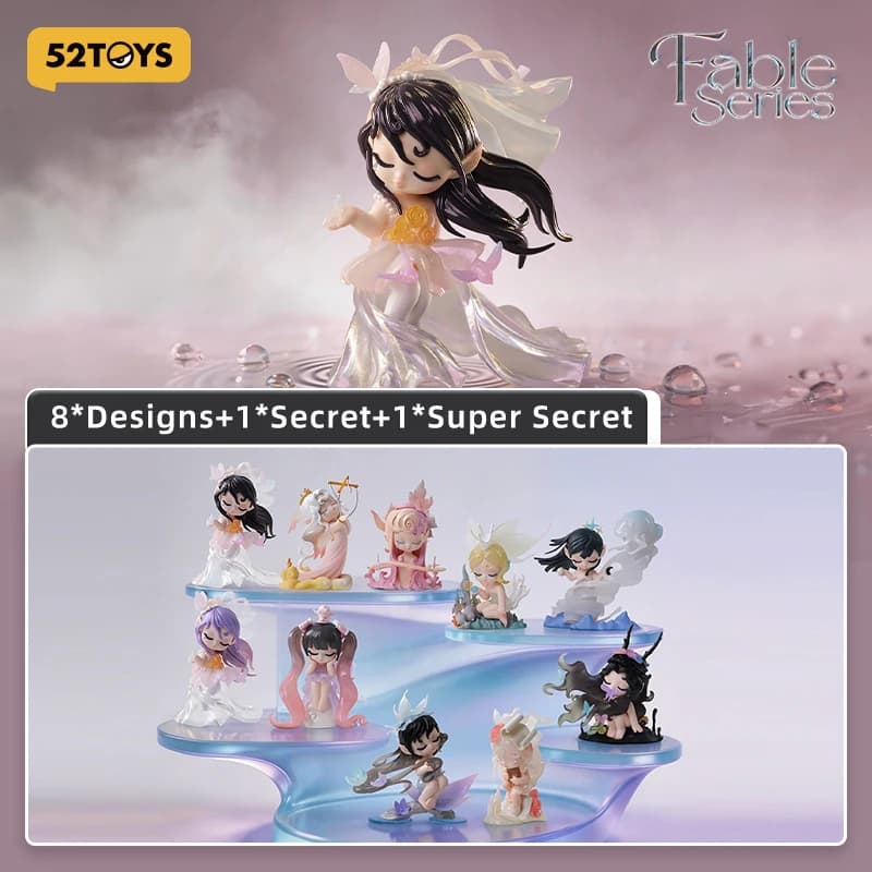 52TOYS Blind Box Sleep Fable Series Kawaii Anime Action Figure Cartoon Model Surprise Box Mystery Box