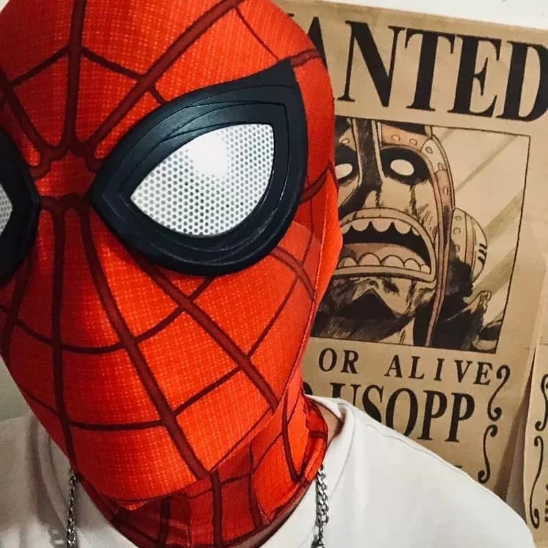 Maschera Cosplay Spiderman Popolare 2026 con Lenti e Accessori - Nuova Maschera Spiderman per Adulti 2026 - Maschera da Supereroe