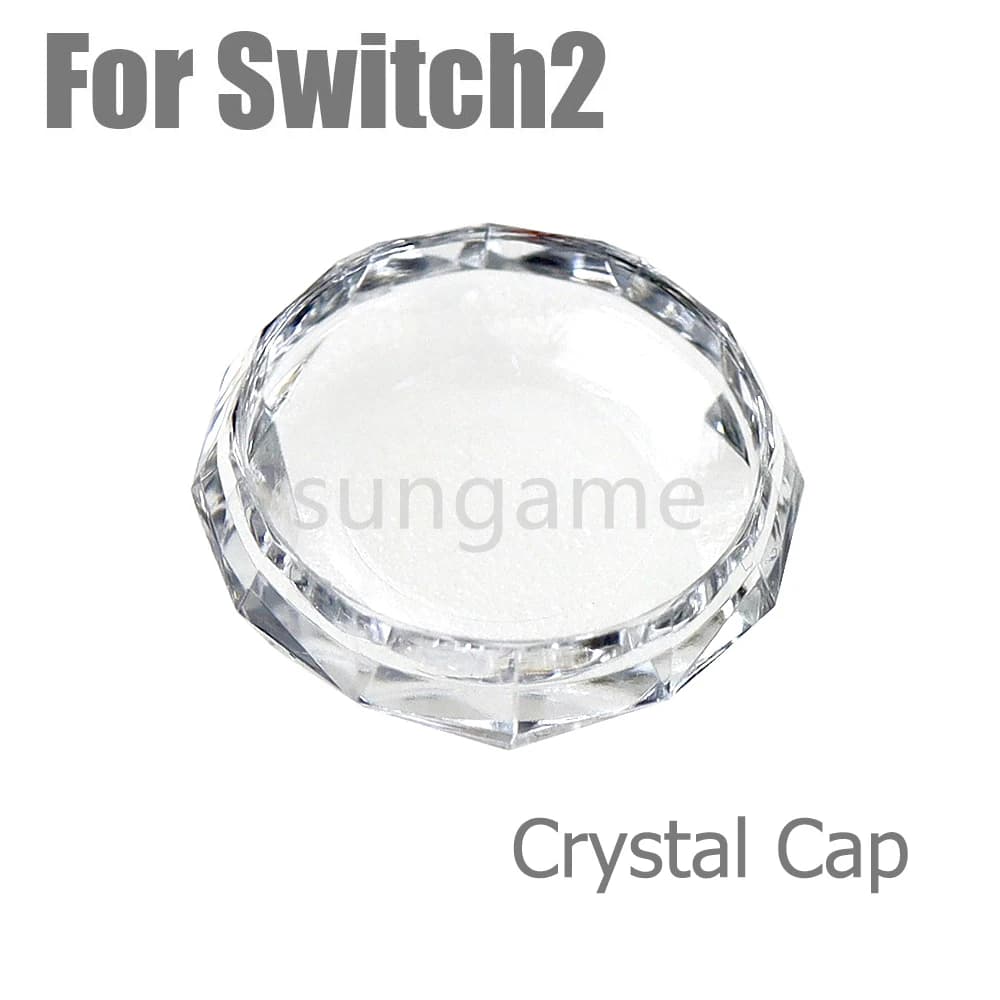 4 Pezzi Copri Joystick in Cristallo, Cappucci per Stick Analogici per Switch 2 e Switch Pro