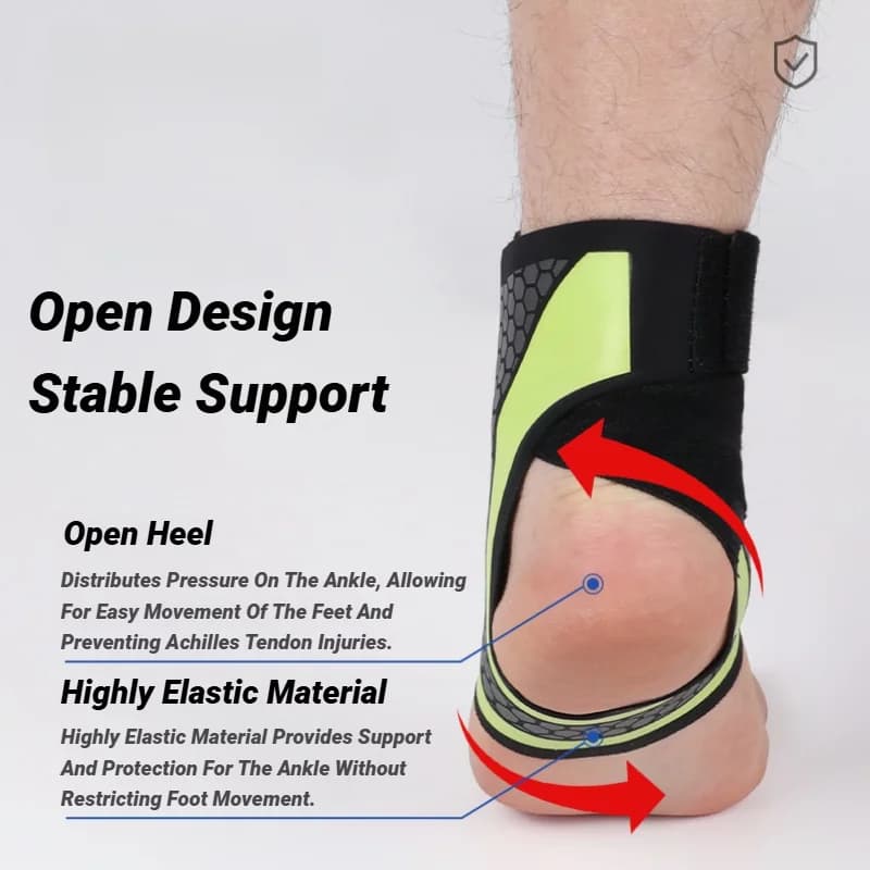 Supporto per Caviglia Unisex Regolabile per Allenamento Multisport, Traspirante, Comodo, Leggero, Durevole e Flessibile