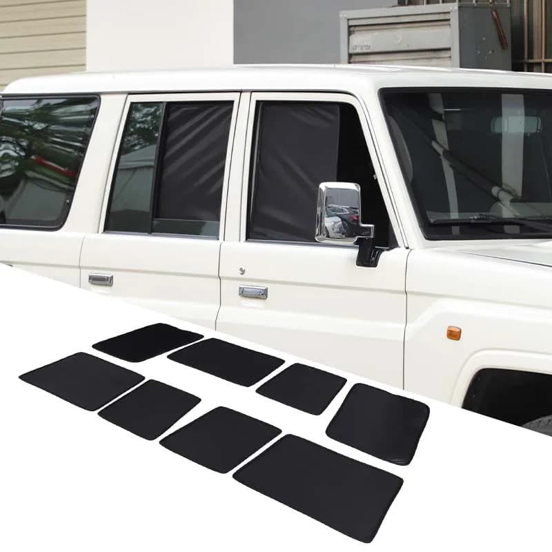 Car Sunshade UV Protection Sunshade Accessories for 2007+ Toyota Land Cruiser 76 J76 LC76 Car Protection Accessories