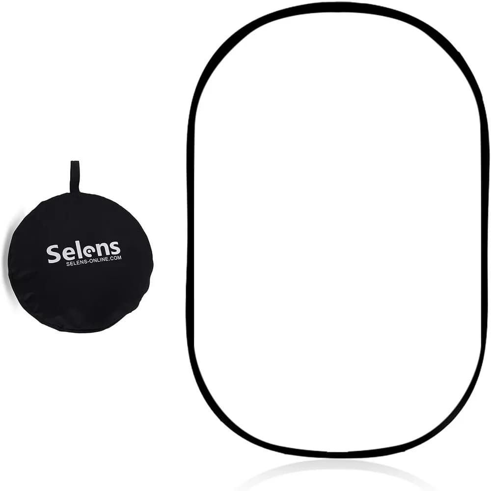Selens White diffuser Foldable light diffuser Light diffusion panel Reflector Production Video Studio Photography Portrait Shot