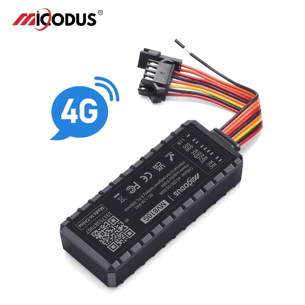GPS Rastreador Auto 4G GPS Tracker MiCODUS MV810G 9-95V Porta Aperta Avviso Interruzione Carburante Mini GPS Vibrazione ACC SOS Allarme PK J16