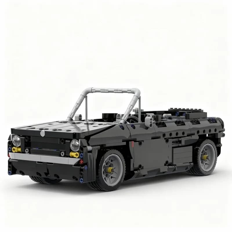 897pcs MOC Technical VW Golf Mk1 GTI Cabriolet Model Building Blocks Christmas Gifts Toy Collection DIY Education Creative Brick