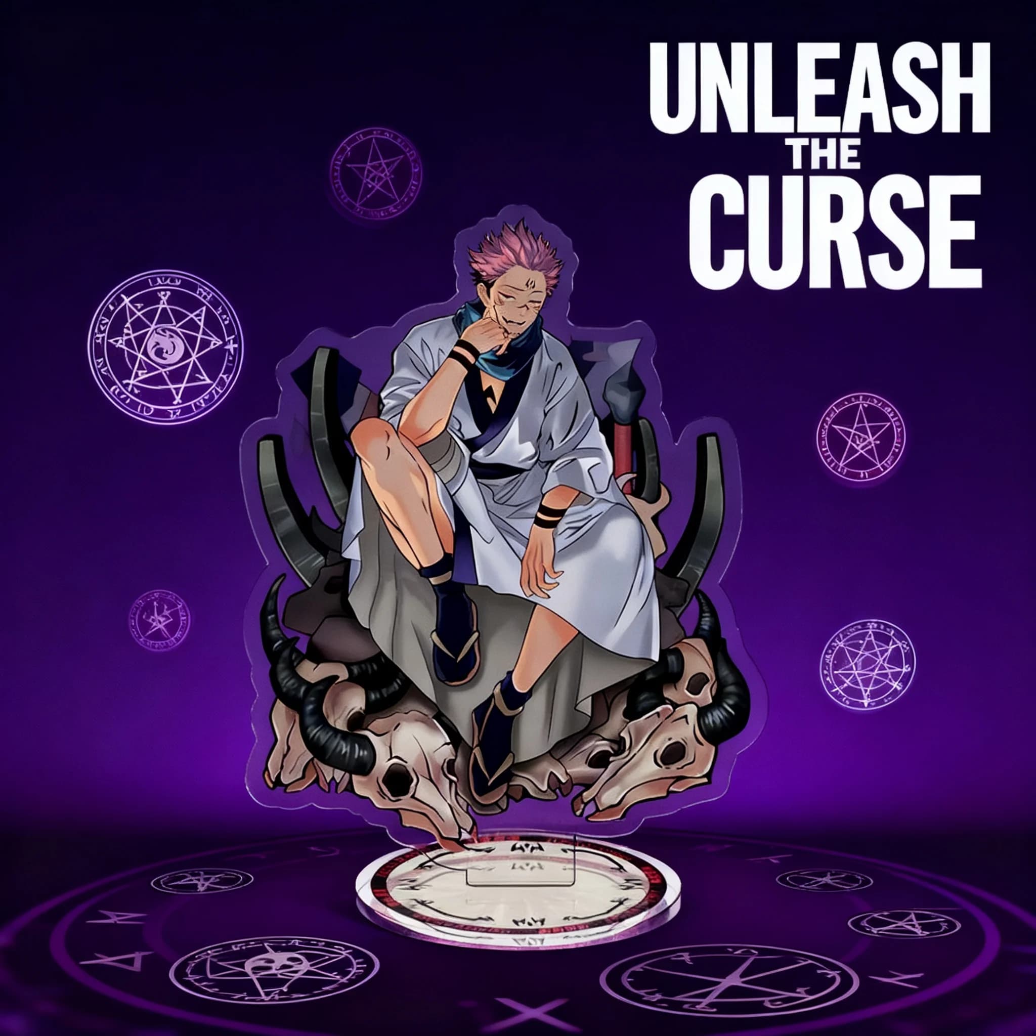Merchandise Anime Jujutsu Kaisen, Statuette in Acrilico, Fushiguro Megumi, Gojo Satoru, Decorazione Creativa, Ornamento da Collezione