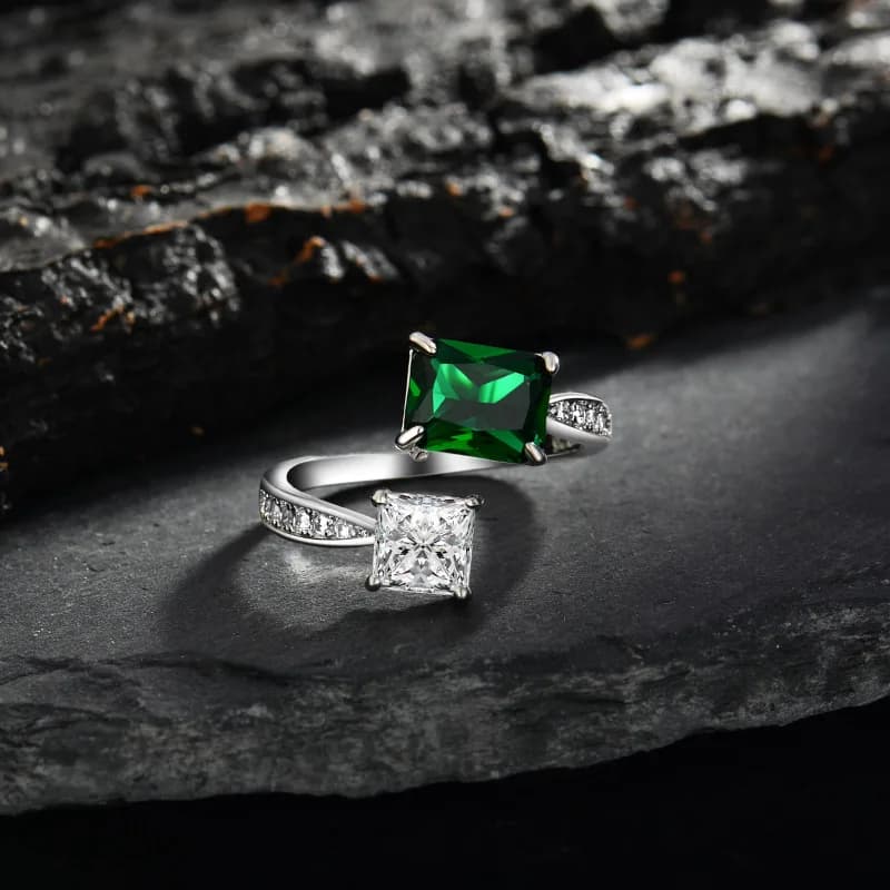 Nuovo anello in argento sterling 925 5A zircone di lusso per le donne gioielli da sposa fidanzamento fascino festa moda anello di alta qualità