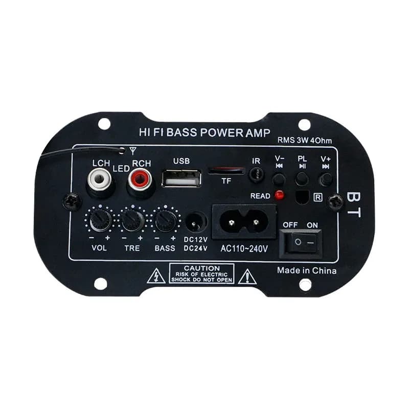 Scheda amplificatore di potenza per altoparlante ad alta potenza bluetooth integrata per la casa 12v24v220v subwoofer universale cruscotto principale per auto