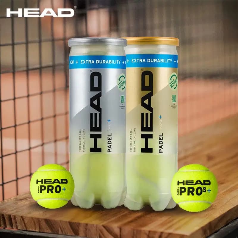 Palline da tennis HEAD Paddle 3B HEAD PADEL Palla da allenamento da competizione 1 lattina = 3 palline Tipo di controllo della velocità Speciale per padel Tennis