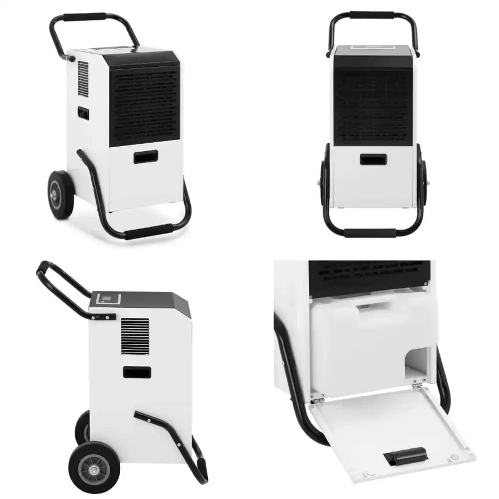 Deumidificatore Commerciale Qwinn 2026-50L/D da 50L con Maniglia per Spostamento, Vendita Diretta dalla Fabbrica, per Edilizia