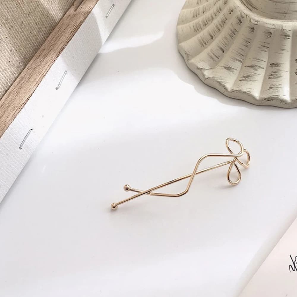 Hair Accessoires Elegant Barrettes Hair Side Clip Sweet Women Bobby Pin Alloy Hairpin Flower Hair Clips Wave