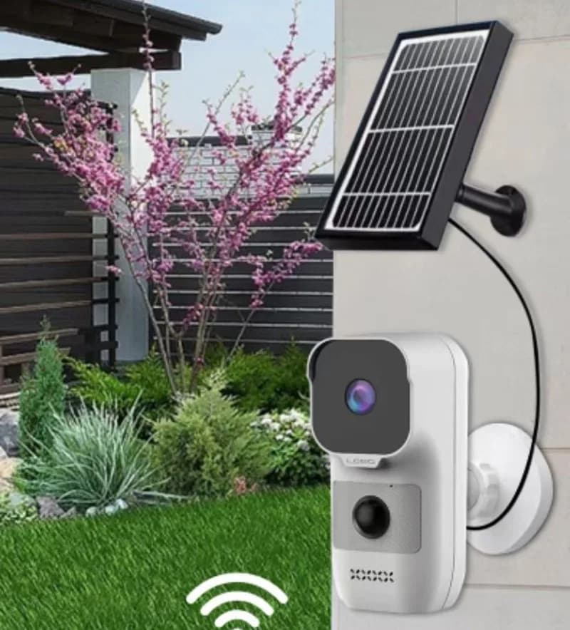 Telecamera IP WIFI a energia solare da 2 MP 1080P Batteria senza fili a basso consumo Sicurezza domestica CCTV Baby Monitor