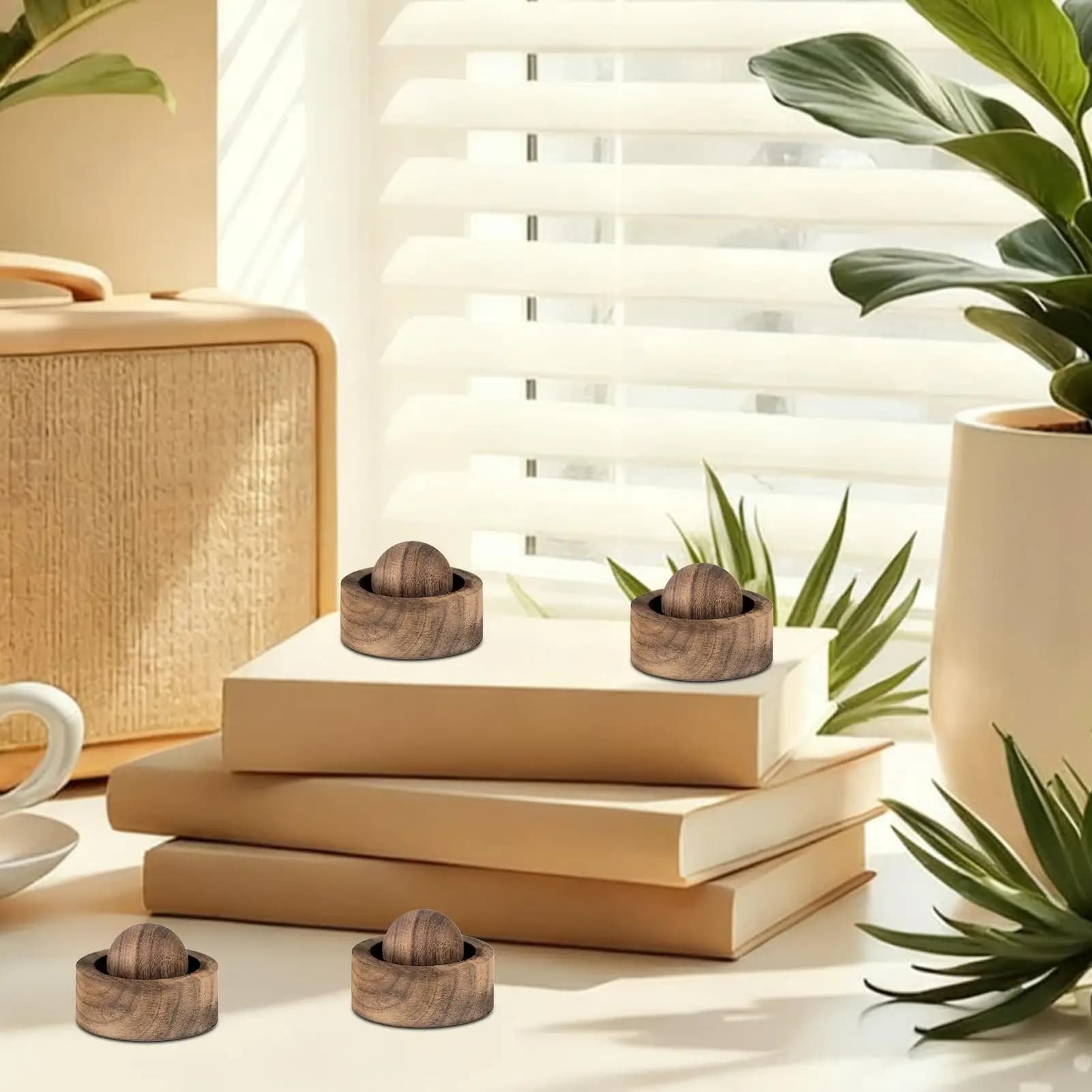 Wood Oil Diffuser Air Purification Home Decoration Room Fragrance Diffuser For Office Travelers College Students Dormitory