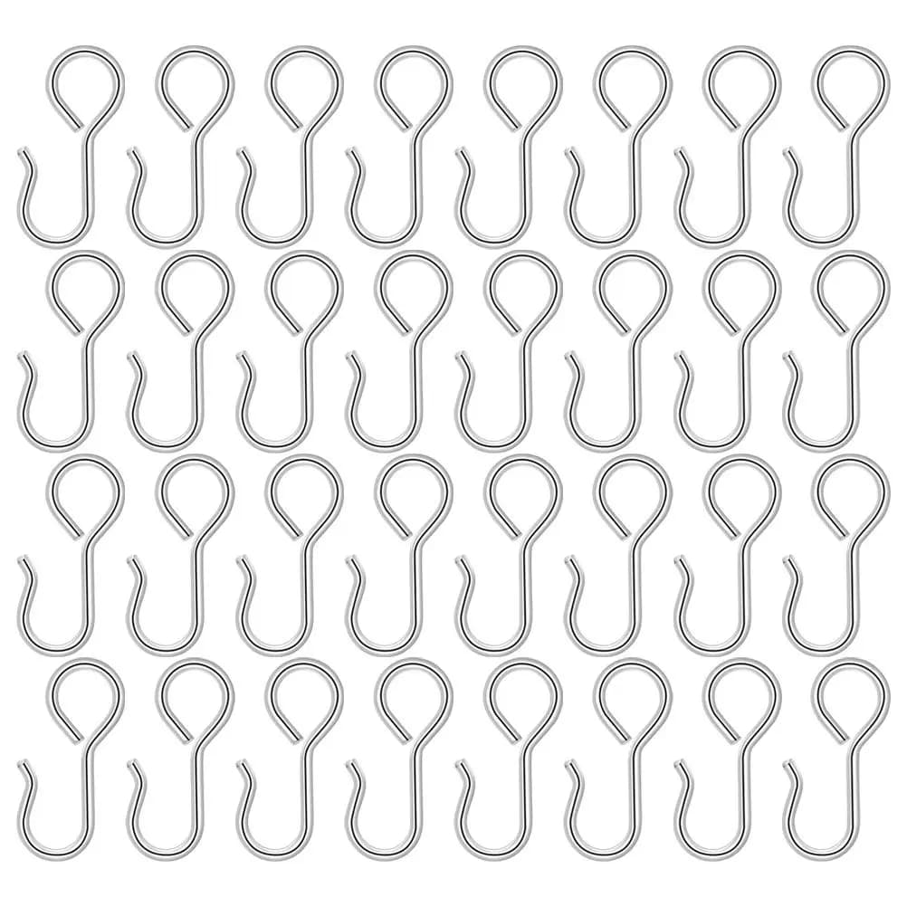 50 Compact Metal Hooks for Auto Seat Covers, Ganci Resistant for Head and Organization, Auto Accessories for Fixing Seat Bearings