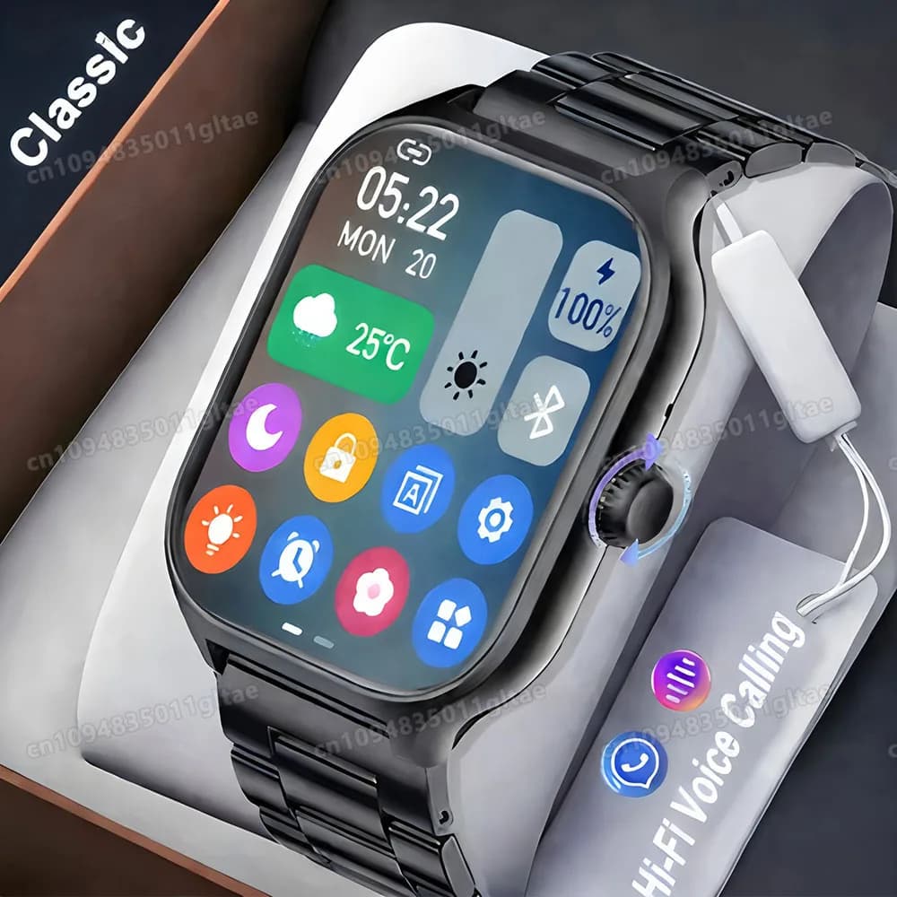 Smart Watch Plus Man Woman Plus Full Touch Screen Sports Watch Bluetooth Phone Android Phone Smartwatch Digital Multi-Dial