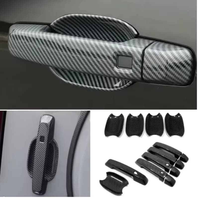 For Great Wall GWM Tank 300 Tank300 2021-2023 Door Handle Cover Bowl Glossy Black Auto Stickers Car Styling Exterior Accessories