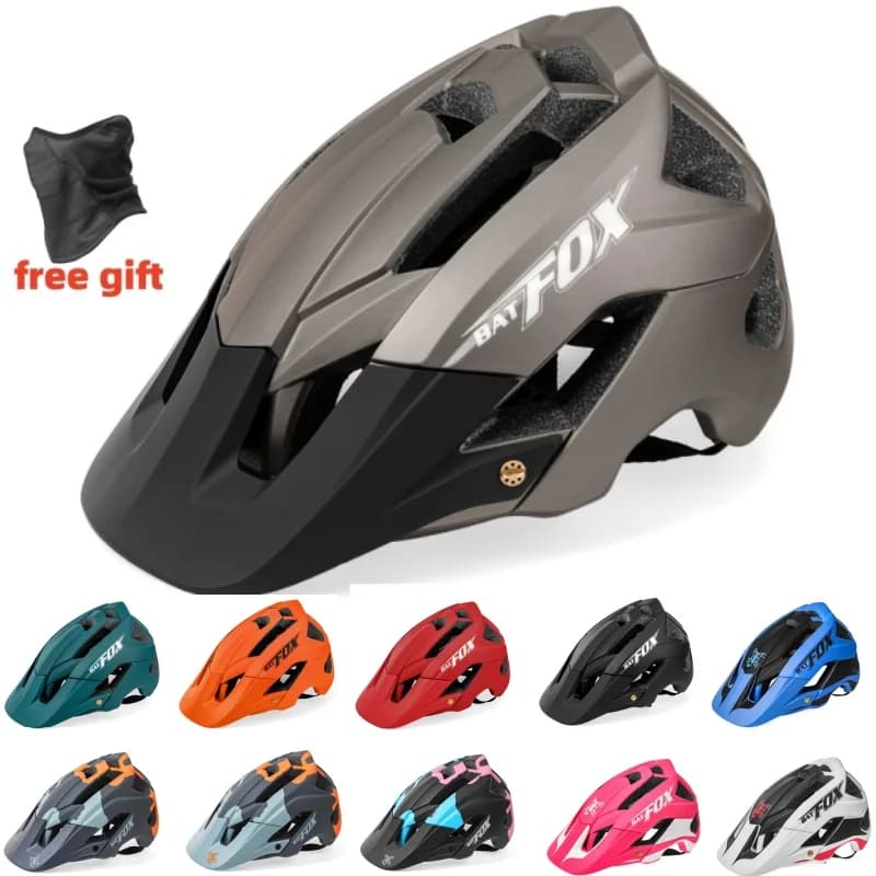 BATFOX Helmet Ebike Cycling Sports Bicycle Helmet MTB Men's helmet Adult helmet Ultralight Mountain Road Bike Helmet for Young