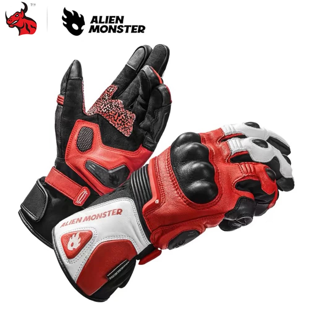 Motorcycle Gloves Man Cycling Motorcycle Windproof Cold Warm Waterproof Slow Rebound CE Wear Resistant Equipment