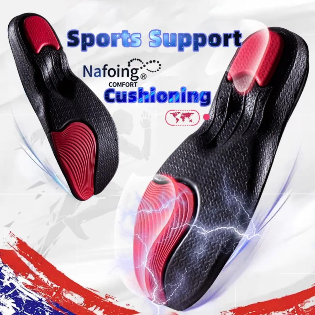 1 paio di solette ortopediche plantari piede piatto salute suola pad per scarpe inserto supporto arco plantare pad per fascite plantare
