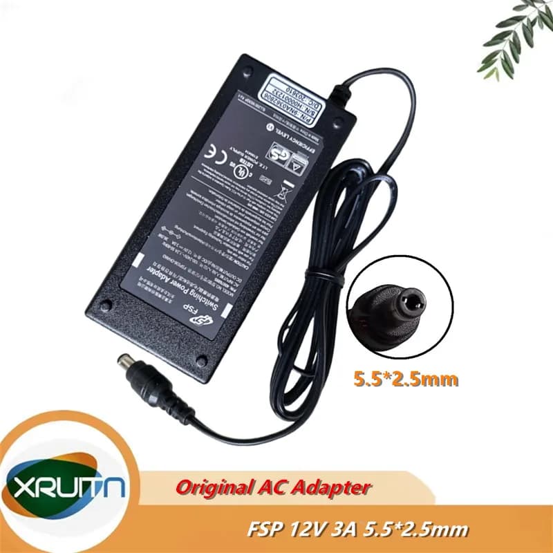 Adattatore AC Originale FSP FSP036-1AD101C FSP036-DHAN3 12V 3A 36W 5.5*2.5mm, Caricabatterie, Alimentatore FSP036RHAN FSP036-RHAN2 FSP036-RAB