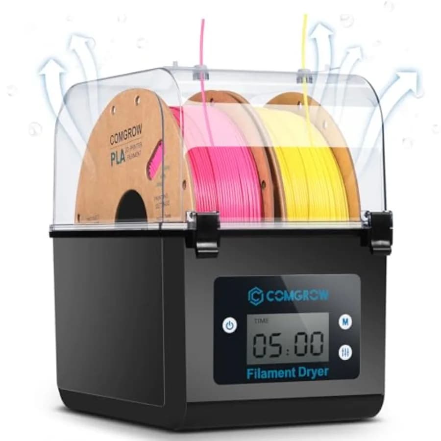 3D Printer Filament Dryer Box 3D Filament Storages Keeping Filaments Dry During 3D Printing Compatible with 1.75mm/2.85mm PLA A