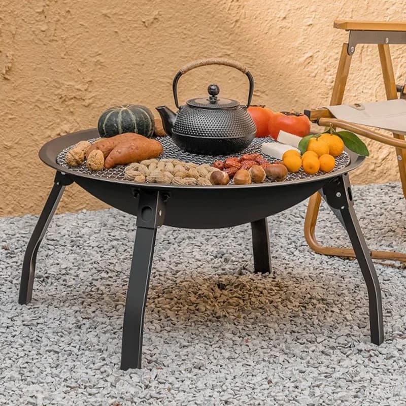 Winter camping stove for picnic, charcoal roast, portable, folding, multifunctional, durable, camping equipment