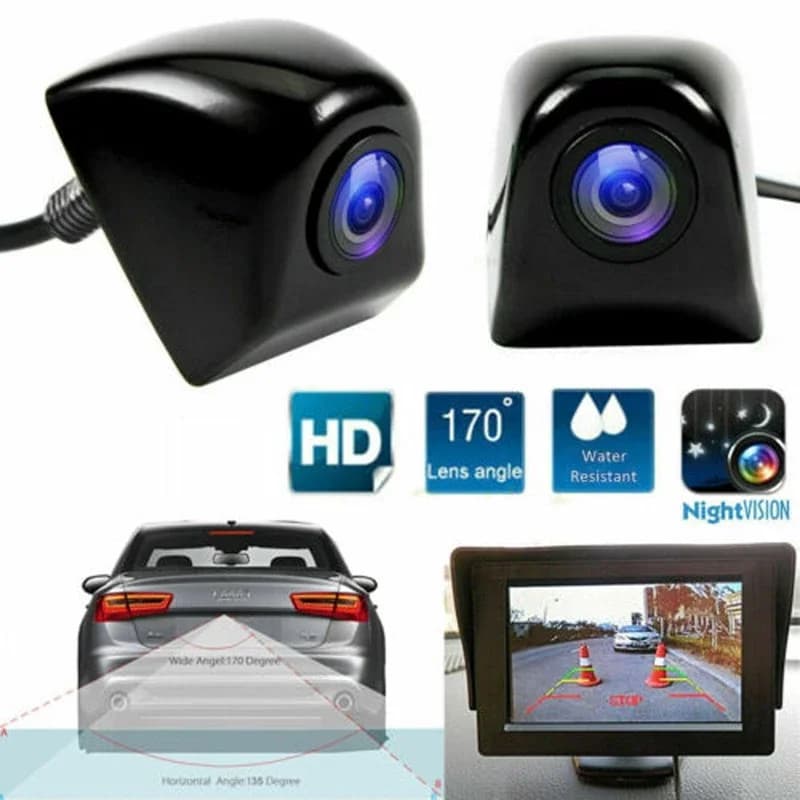 Telecamera per parcheggio retromarcia di backup per retromarcia per auto con visione notturna HD 170 CCD impermeabile