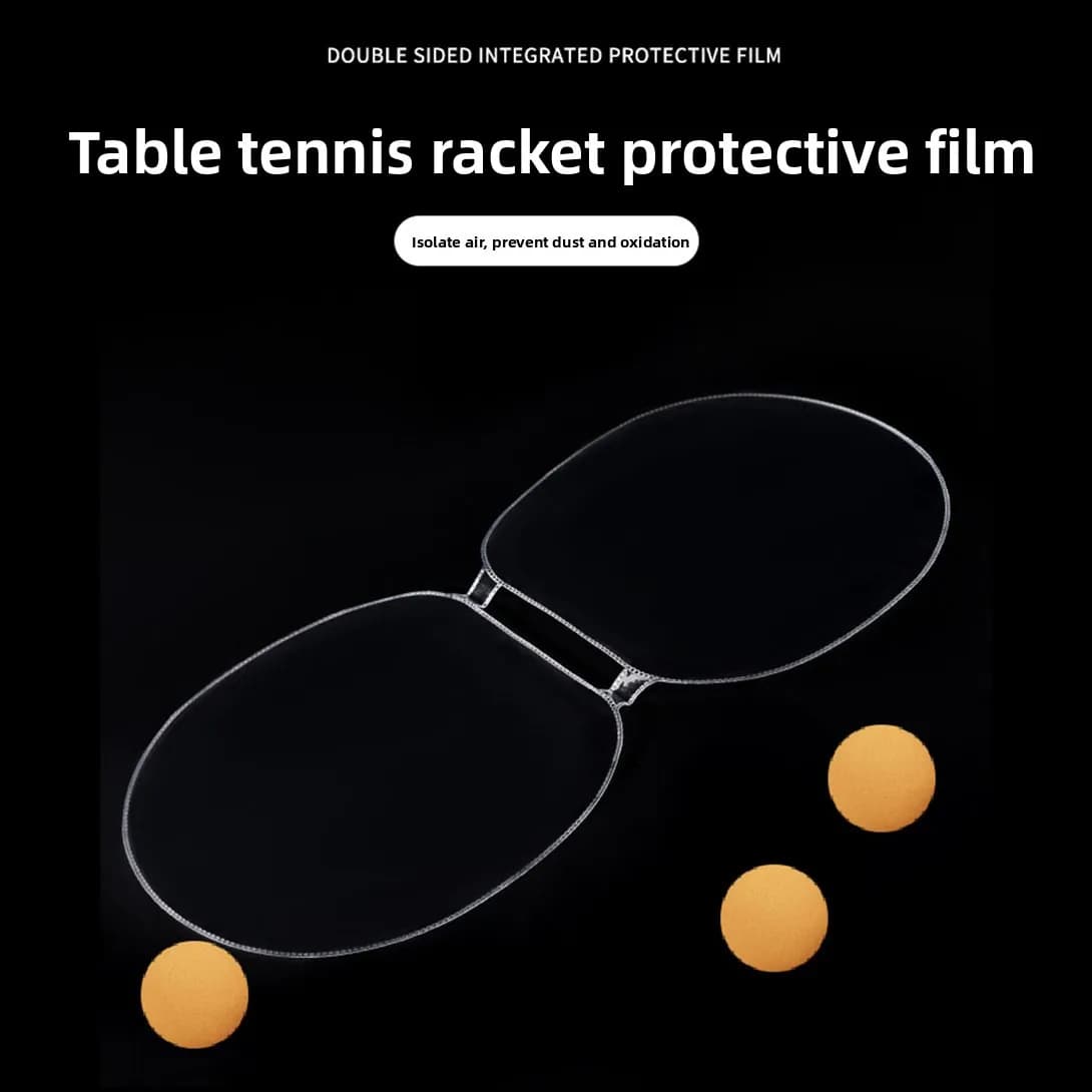 Table Tennis Racket Integrated Double-sided Thick Protective Film, Adhesive Rubber, Reverse Adhesive Film Protective Film