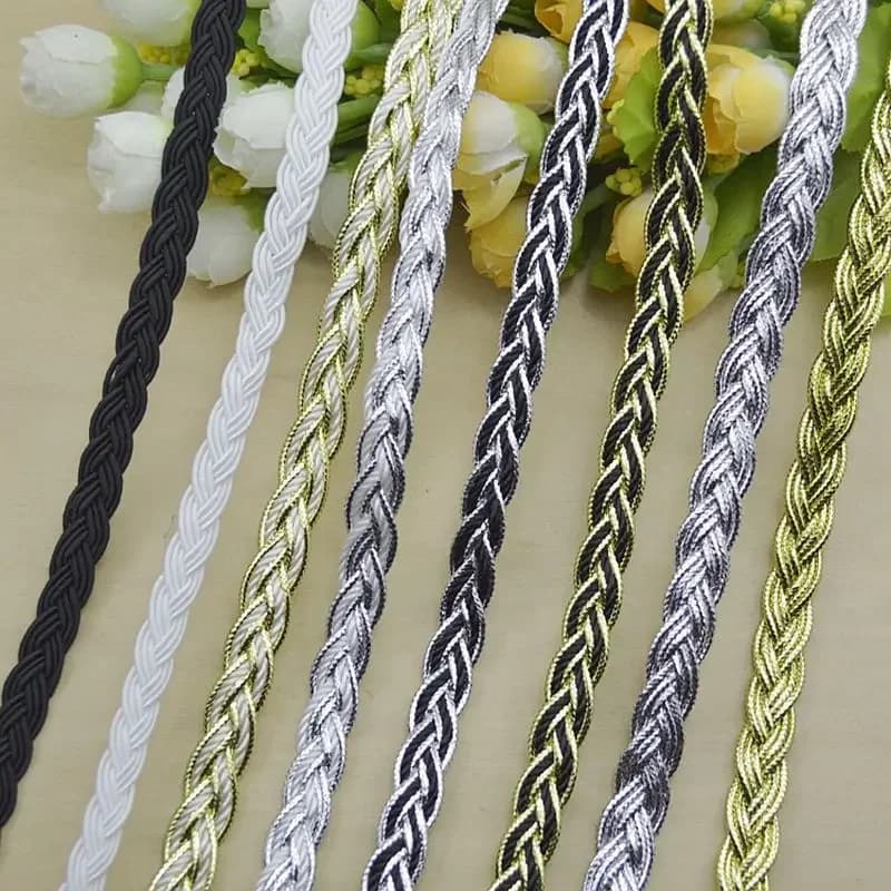 5Meters/196.85In Per Pack of New Fashion Accessories DIY Prom Dress Centipede Ribbon Exquisite Headwear Accessories Braid Lace