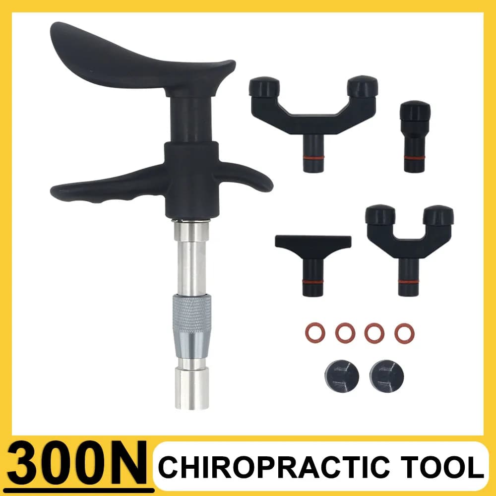 Manual Tools for Chiropractics: Vertebral Column Correction Massage, Impulse Therapy, Fascial Gun for Ossea 300N Adjustment