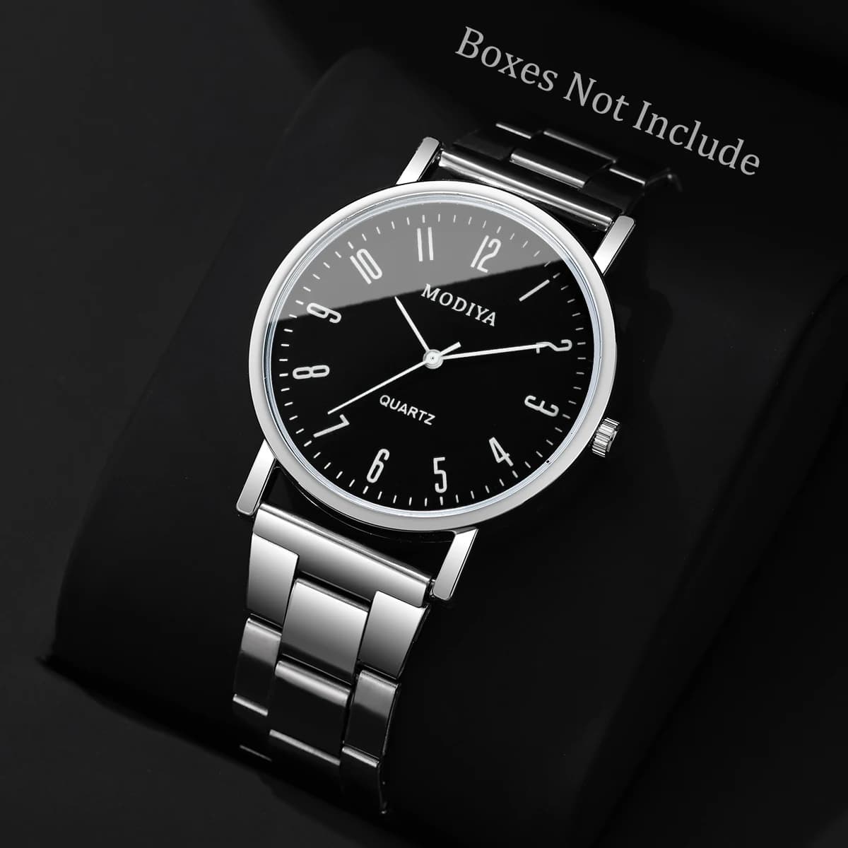 Orologi da uomo d'affari alla moda Orologio da polso analogico al quarzo con quadrante arabo semplice Reloj Hombre (senza scatola)