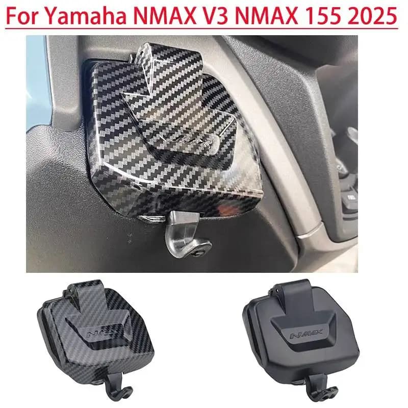 For YAMAHA Nmax155 125 V3 2025 Motorcycle ABS Storage Pocket Cover Toolbox Cap Waterproof