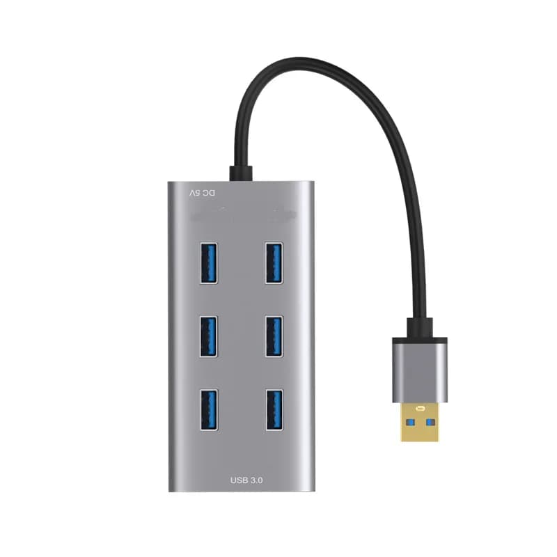 Computer Laptop Docking Station hub USB 7 in 1 Plug and Play Cavo di prolunga adattatore splitter convertitore d'accueil multifunzione