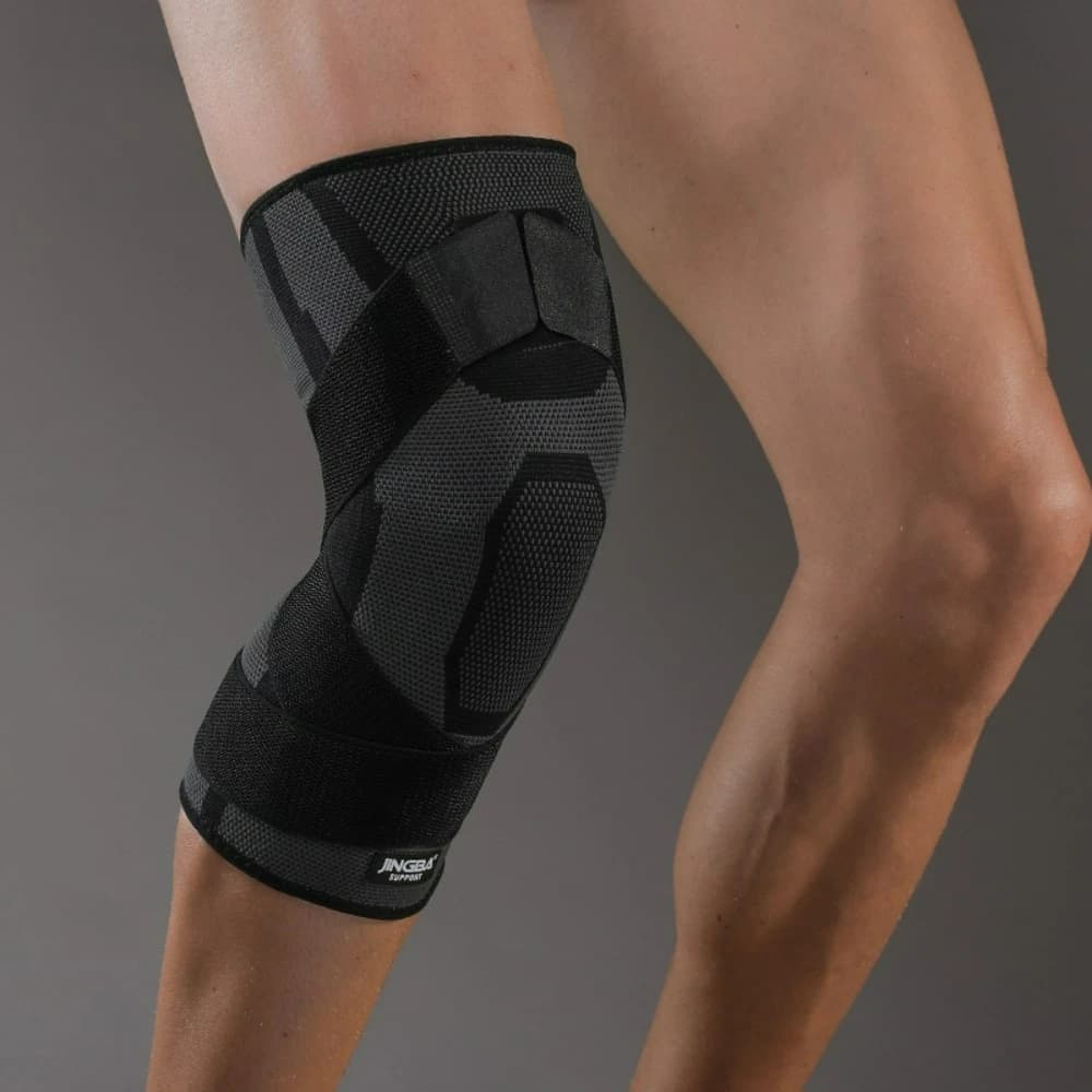 Ginocchiere a compressione per adulti Ginocchiere protettive per ciclismo Corsa Escursionismo Basket Sport all'aria aperta Supporto articolare