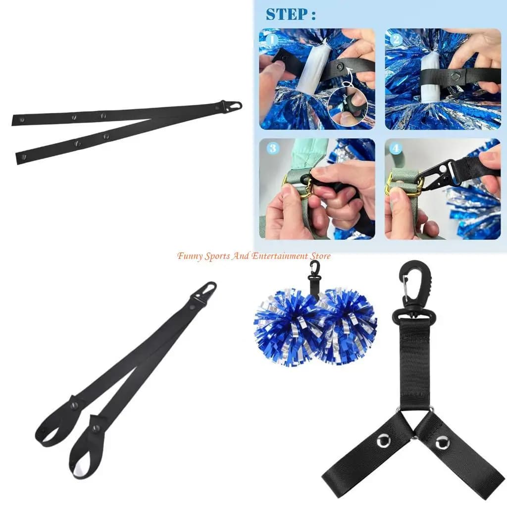 C4DE Cheerleader Bobbles Storage Strap Zaino Strap Storage Holder