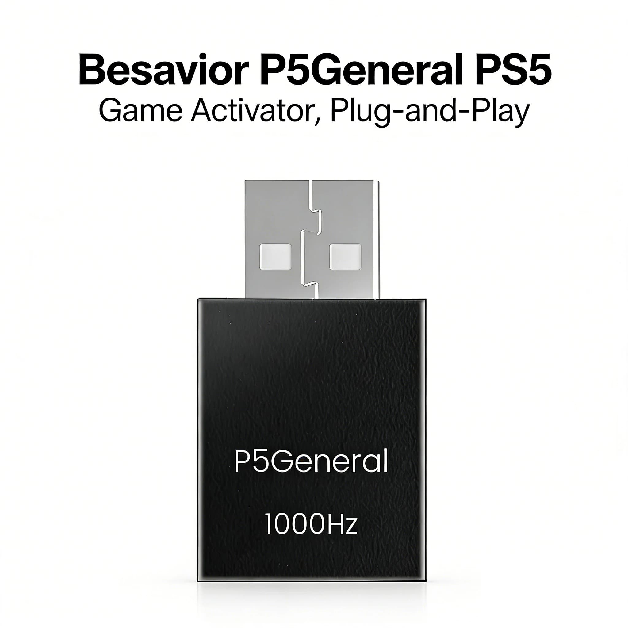 Besavior P5Mate Pro 1000Hz Convertitore Adattatore Emulatore per Console di Gioco PS5 (P5 MATE Pro 1000Hz)