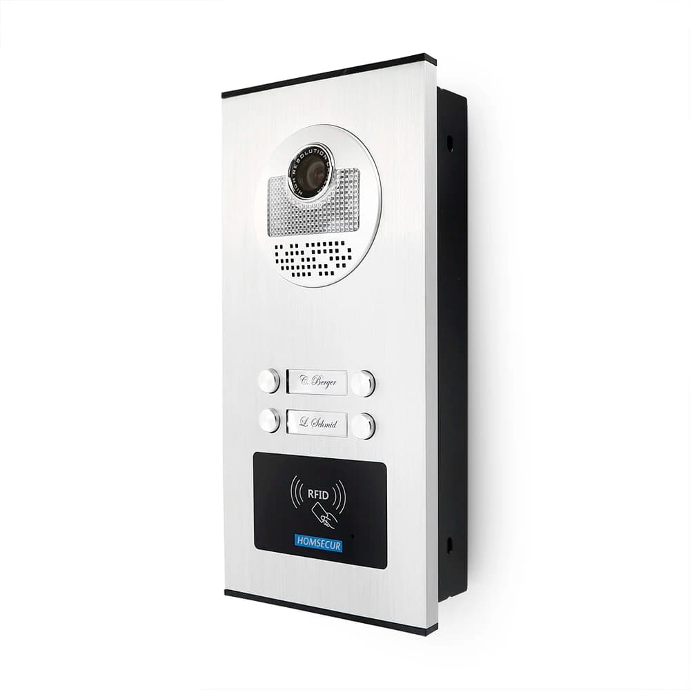 Videocitofono con Telecamera per 4 Famiglie 530C-4/ XC111-4 per Sistema Intercomunicante HDS