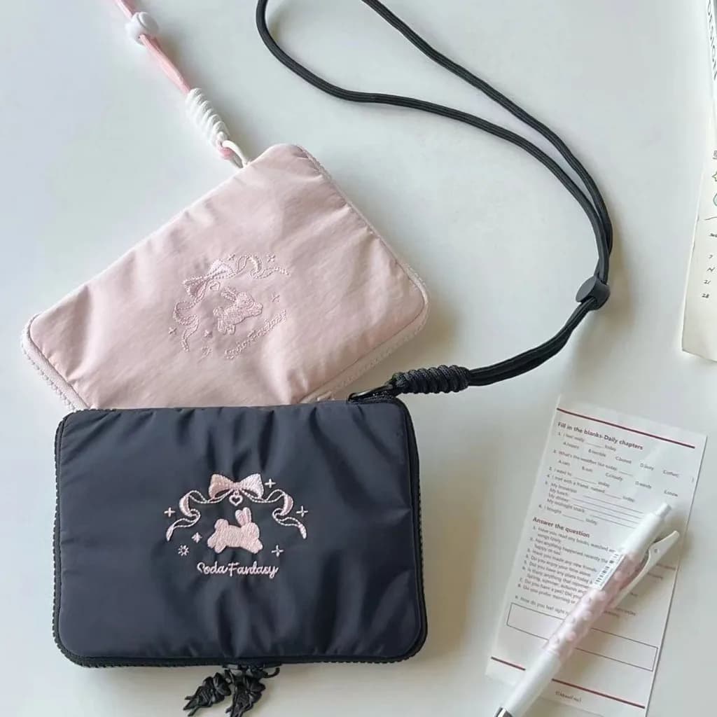 Neck Hanging Card Holder Lightweight Passport Organizer Card And Id Holder Casual Travel Document Organizer For Short Trips