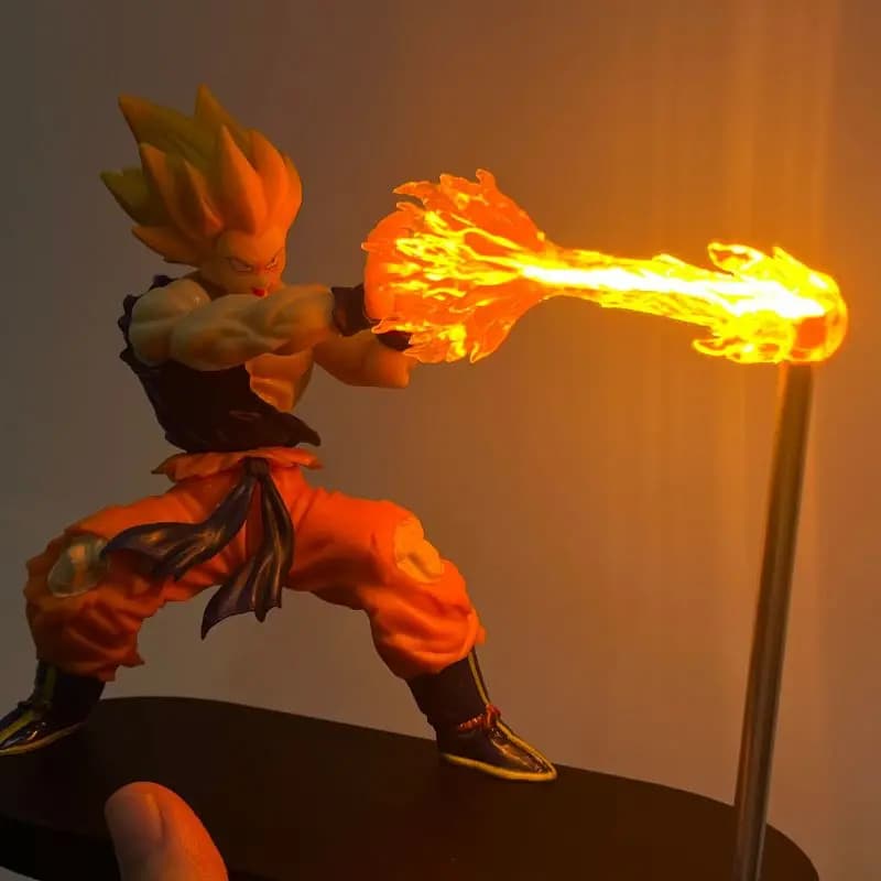 Luce Notturna Magnetica Dragon Ball Vegeta Saiyan Goku 2026, Ornamenti da Scrivania Anime Fai-da-Te, Regali di Compleanno per Ragazzi