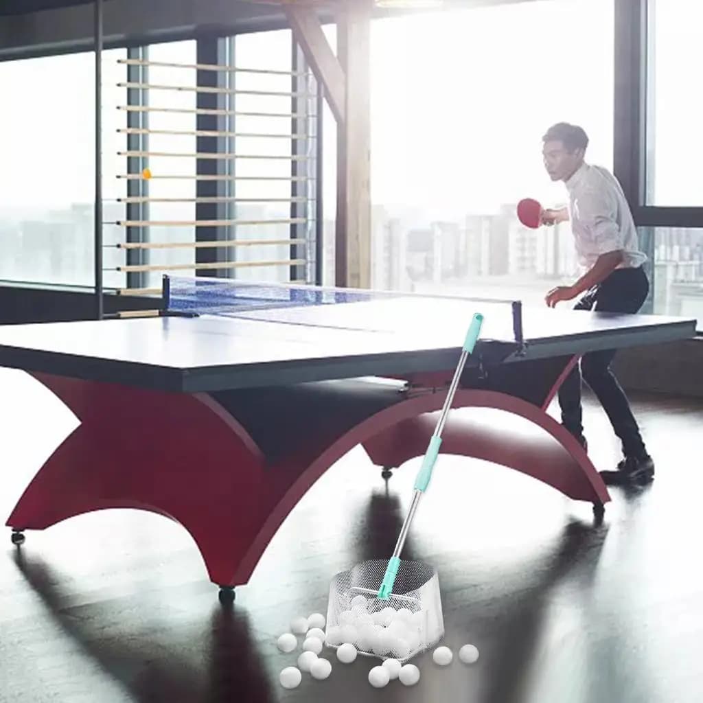 Raccoglitore Telescopico di Palline da Ping Pong, Attrezzatura Sportiva per Raccolta Palline da Tennis da Tavolo