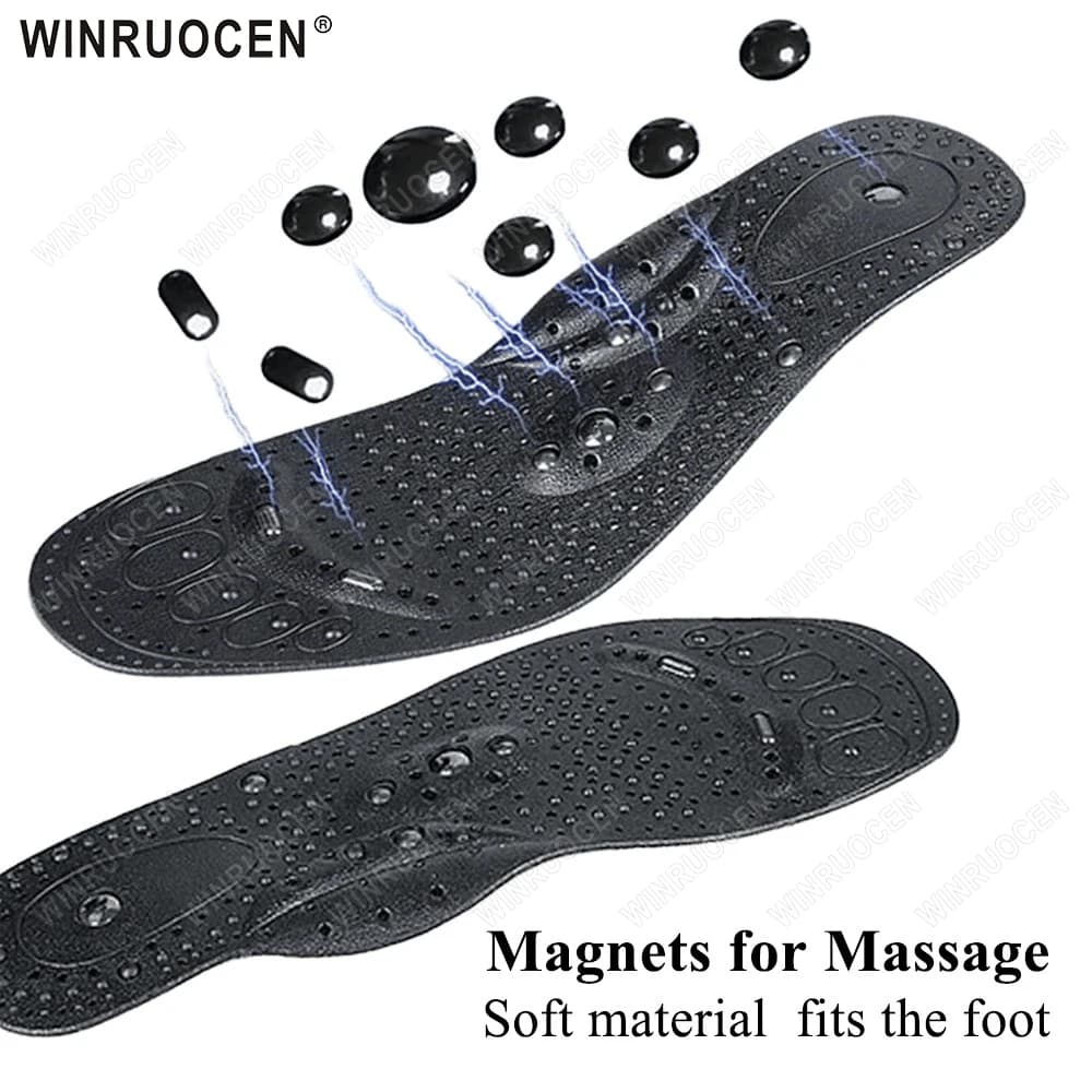 Solette per Terapia del Piede con Agopressione, Massaggio Magnetico in Silicone, Dimagranti, Antidolorifiche, Traspiranti e Durature per Tutti