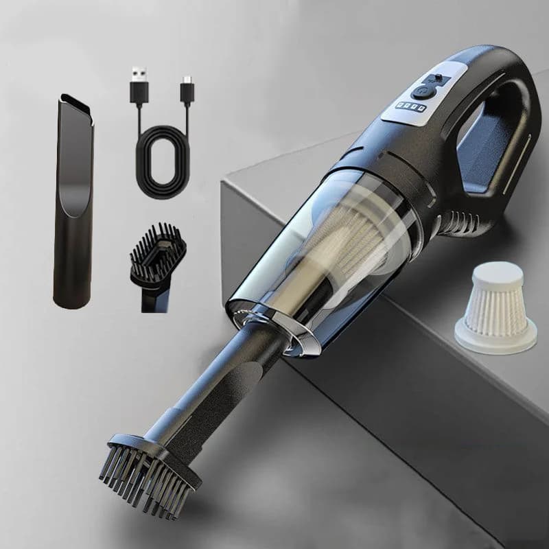 120w Portable Car Vacuum Cleaner Usb Charging Handheld Cordless Vacuum Cleaner Powerful Suction For Auto/home/office/pet JJ1905
