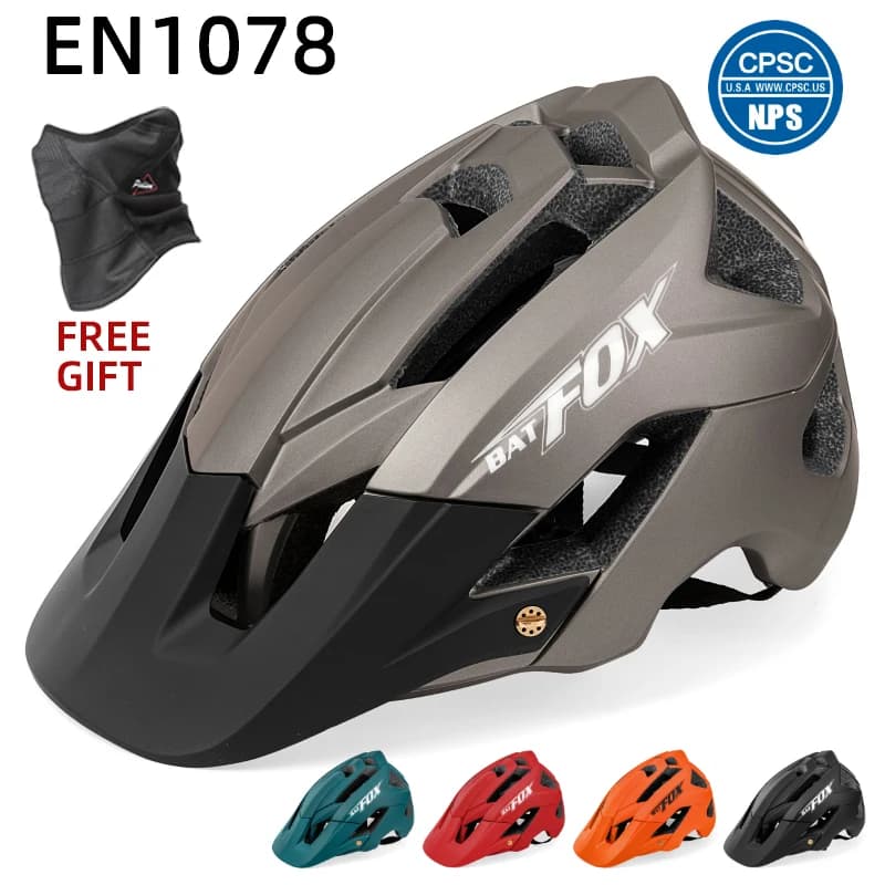 BATFOX Cycling Helmet MTB Women's Bicycle Helmet Fox Skilled Cycling Bike Helmets Ultralight Cycling Helmet
