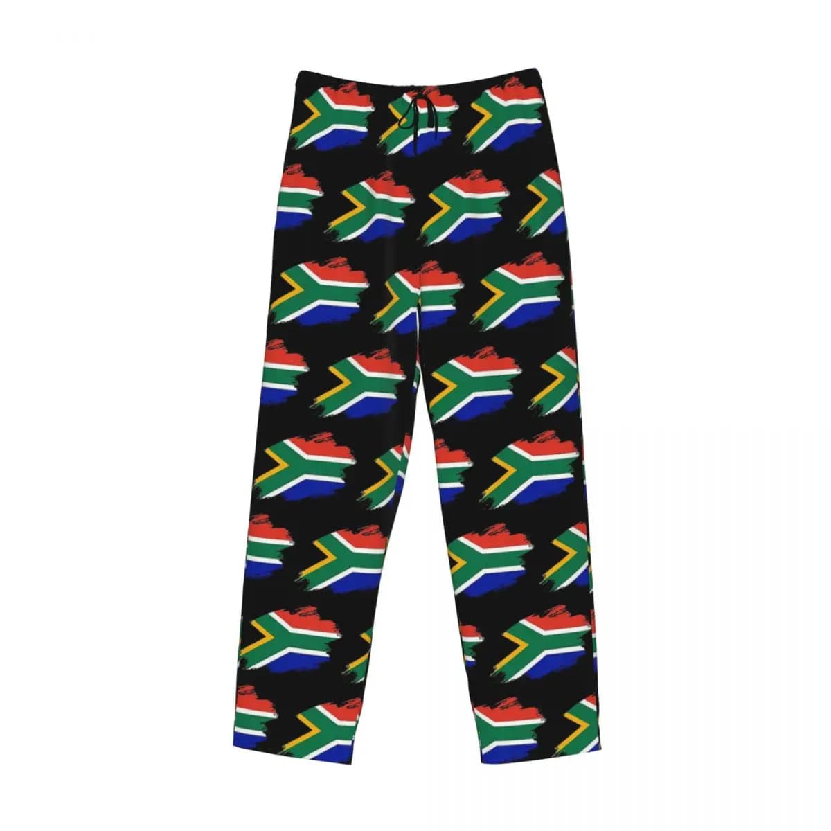 Pantaloni da pigiama con bandiera South African Springboks personalizzati da uomo, pigiami da notte, pantaloni da salotto con tasche