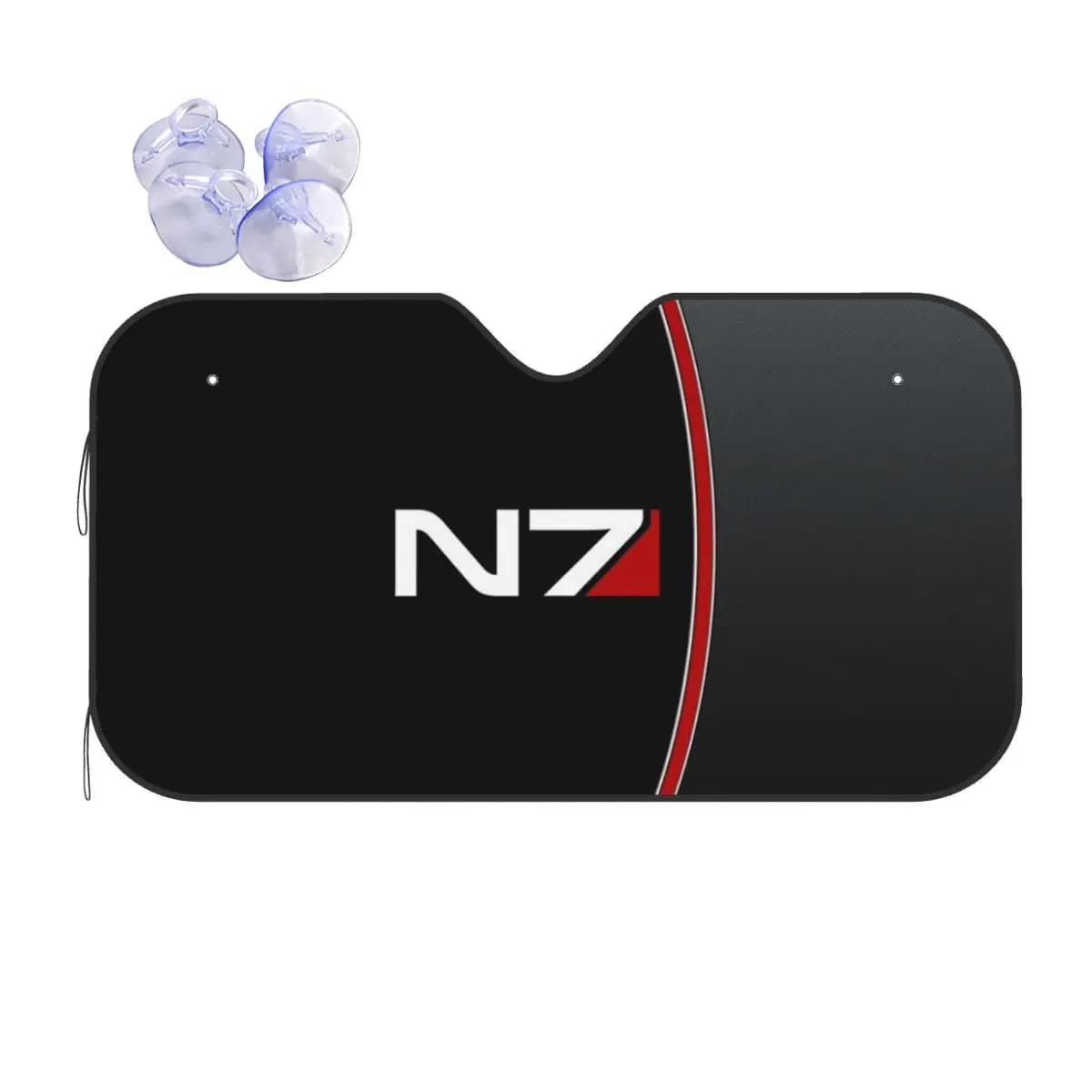 Emblema dell'effetto di massa N7! Parasole Parabrezza Parabrezza anteriore per auto Finestra Parasole Accessori Coperture