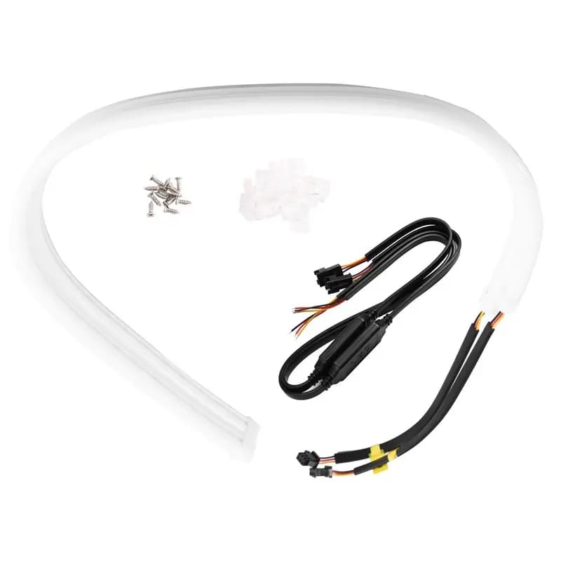 AT92-60CM Striscia LED Flessibile Sequenziale Super Luminosa per Luci Diurne DRL con Funzione Switchback per Fari