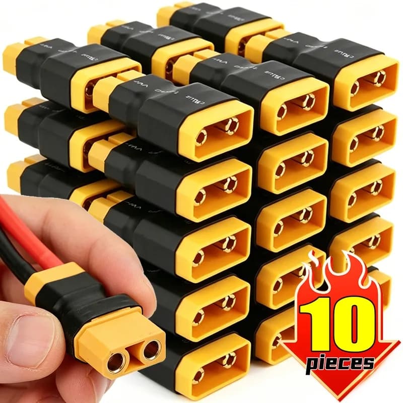Connettori all'ingrosso XT60: Adattatore da spina maschio a spina femmina XT60 per batterie LiPo di elicotteri RC e quadricotteri