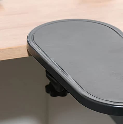 【uihj】 Bracciolo per computer per scrivania Supporto per poggiapolsi ergonomico regolabile per supporto per tappetino per mouse girevole con prolunga per bracciolo per tastiera