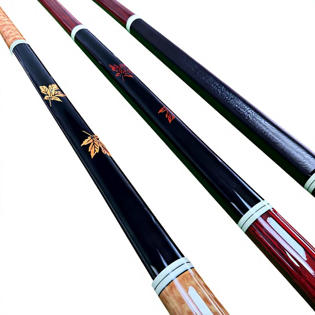 hit productProfessional 58 Inch Pool Cue, American Large Tip, Fancy Nine-Ball & Chinese 8-Ball, Customizable